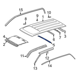 Toyota OE - Front Roof Bow