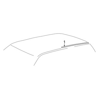 Toyota OE - Roof - Exterior Trim (With Sunroof)