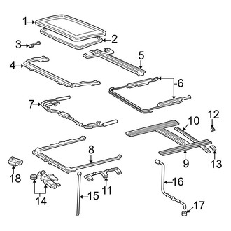 Toyota OE - Roof - Sunroof (With Sunroof)