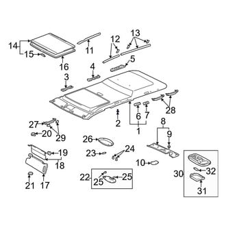 Toyota OE - Headliner Clip