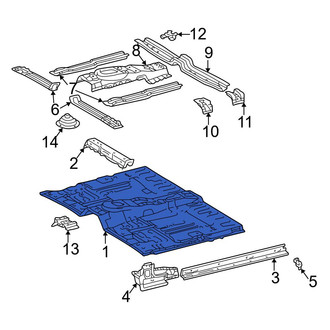 Toyota OE - Front Floor Pan
