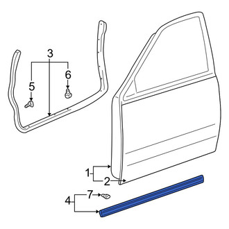 Toyota OE - Front Door Shell Seal