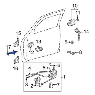 Toyota OE - Front Right Door Check