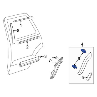 Toyota OE - Door Molding Clip