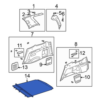Toyota OE - Rear Luggage Compartment Cover