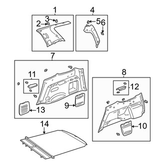 Toyota OE - Quarter Panel - Interior Trim