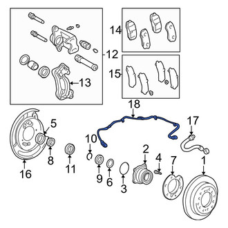 Toyota OE - Rear Left ABS Wheel Speed Sensor