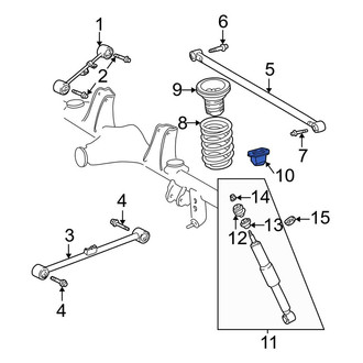 Toyota OE - Rear Coil Spring Damper