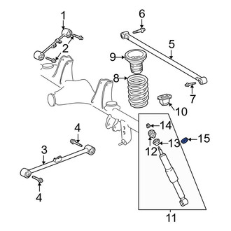 Toyota OE - Suspension Shock Absorber Mount Washer