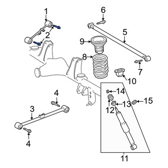 Toyota OE - Rear Upper Suspension Control Arm Bolt