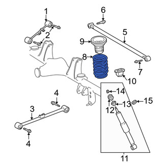 Toyota OE - Rear Coil Spring