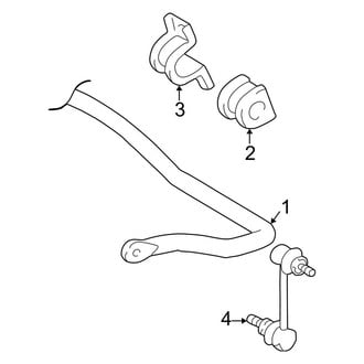 Toyota OE - Rear Suspension - Stabilizer Bar & Components