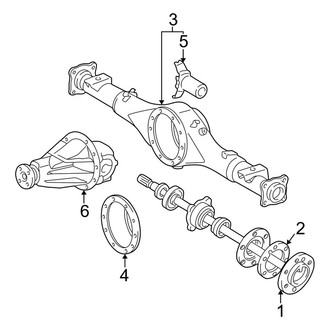 Toyota OE - Rear Suspension - Axle & Differential