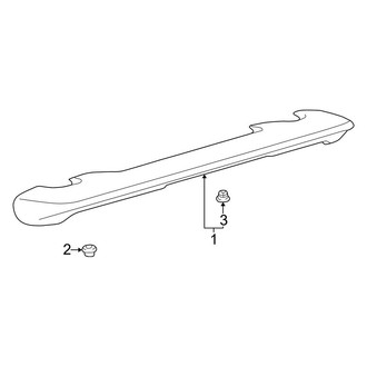 Toyota OE - Lift Gate - Spoiler