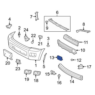 Toyota OE - Front Bumper Cover Spacer Panel