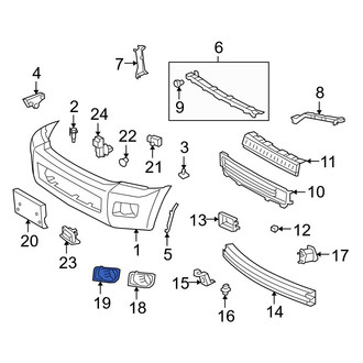 Toyota OE - Front Left Fog Light Trim