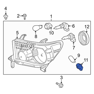 Toyota OE - Rear Tail Light Socket
