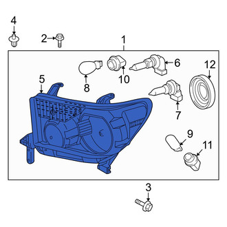 Toyota OE - Front Left Headlight