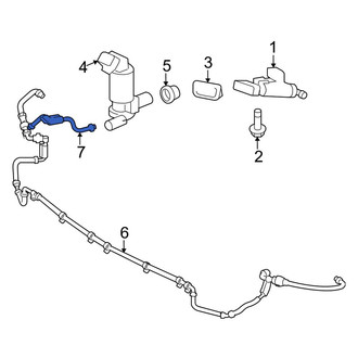 Toyota OE - Front Headlight Washer Hose