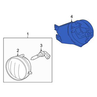 Toyota OE - Front Right Fog Light Housing