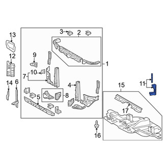 Toyota OE - Right Radiator Support Bracket
