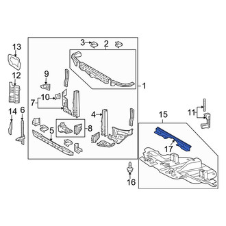 Toyota OE - Radiator Support Splash Shield Seal