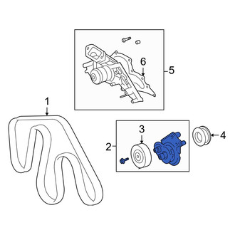 Toyota OE - Accessory Drive Belt Tensioner Assembly