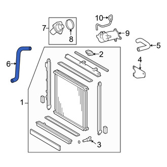 Toyota OE - Lower Radiator Coolant Hose