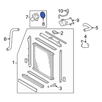 Toyota OE - Engine Coolant Thermostat Housing Gasket