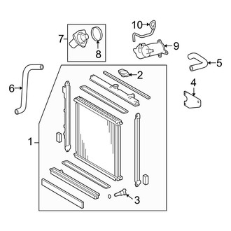 Toyota OE - Cooling - Radiator & Components (5.7L)