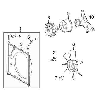 Toyota OE - Cooling Fan (4.6L)