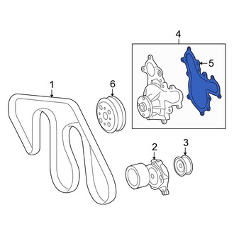 Toyota OE - Engine Water Pump Gasket