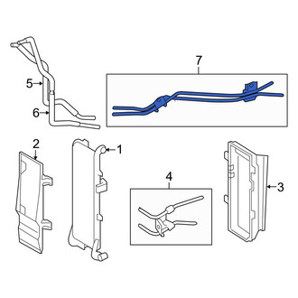 Toyota OE - Automatic Transmission Oil Cooler Tube