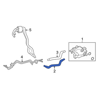 Toyota OE - Automatic Transmission Oil Cooler Hose