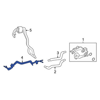 Toyota OE - Automatic Transmission Oil Cooler Tube