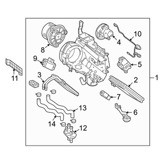 Toyota OE - Air Conditioner & Heater - Rear Evaporator (4.7L)