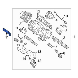 Toyota OE - HVAC Blower Motor Mounting Plate