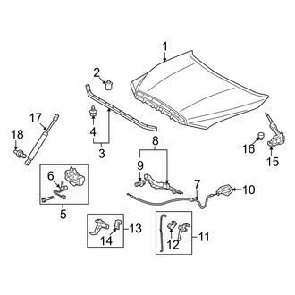 Toyota OE - Hood & Components