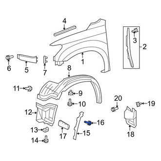 Toyota OE - Bumper Cover Retainer
