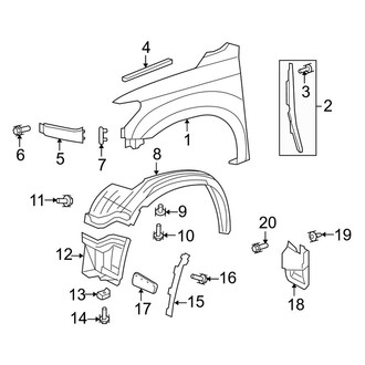 Toyota OE - Fender & Components
