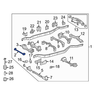 Toyota OE - Front Frame Crossmember