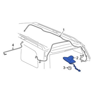 Toyota OE - Satellite Radio Antenna