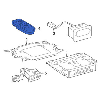 Toyota OE - DVD Player Remote Control