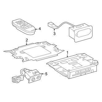 Toyota OE - Electrical - Entertainment System Components