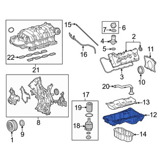 Toyota OE - Upper Engine Oil Pan
