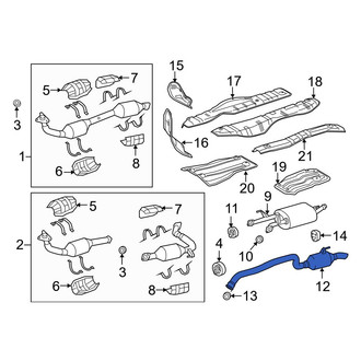 Toyota OE - Exhaust Tail Pipe
