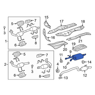 Toyota OE - Exhaust Muffler