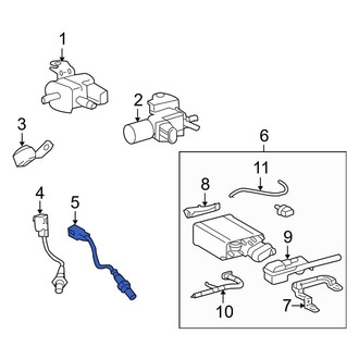 Toyota OE - Rear Left Oxygen Sensor