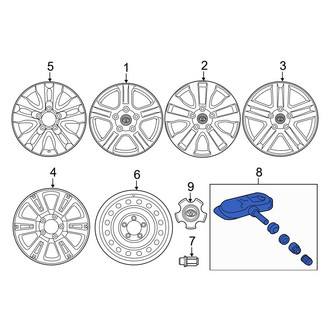 Toyota OE - Tire Pressure Monitoring System (TPMS) Sensor