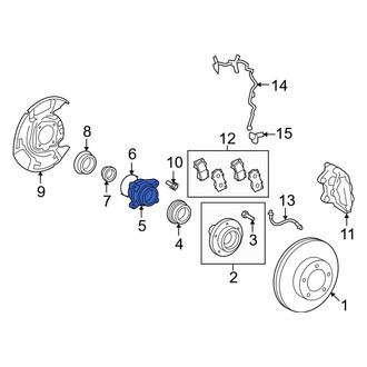 Toyota OE - Front Wheel Bearing
